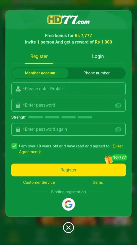 HD77 Game APK