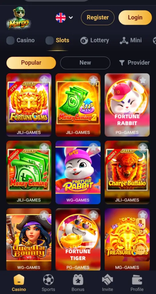 Margo Bet Game App